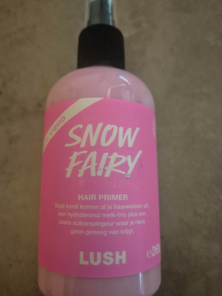 Snow fairy hair primer 260g lush, Ophalen of Verzenden, Nieuw, Haarverzorger of -hersteller