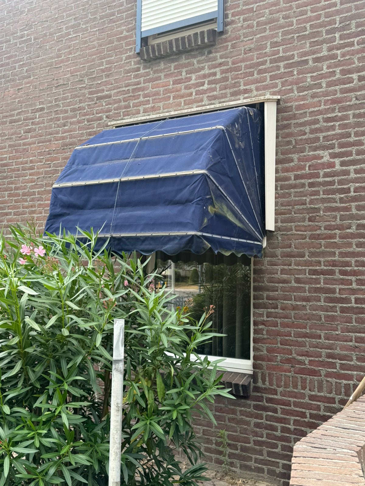 Markiezen navy blue, Tuin en Terras, Zonneschermen, Ophalen, Markies, Minder dan 150 cm, Minder dan 250 cm