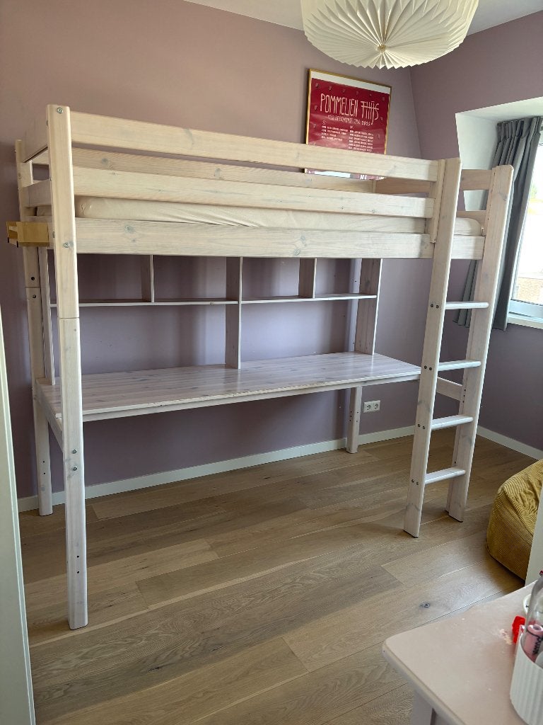 Flexa Classic Hoogslaper, Ophalen, Hoogslaper, Eenpersoons, 210 cm