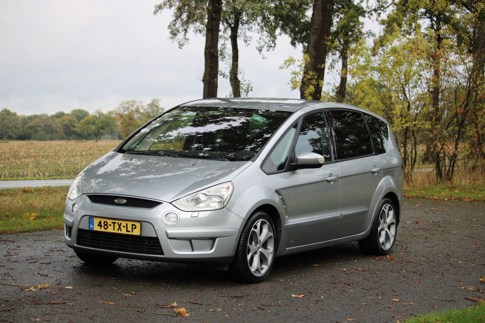 Ford S-Max 2.5 20V Turbo 162KW 2007 Grijs, Auto's, Voorwielaandrijving, 1581 kg, 7 stoelen, 2521 cc