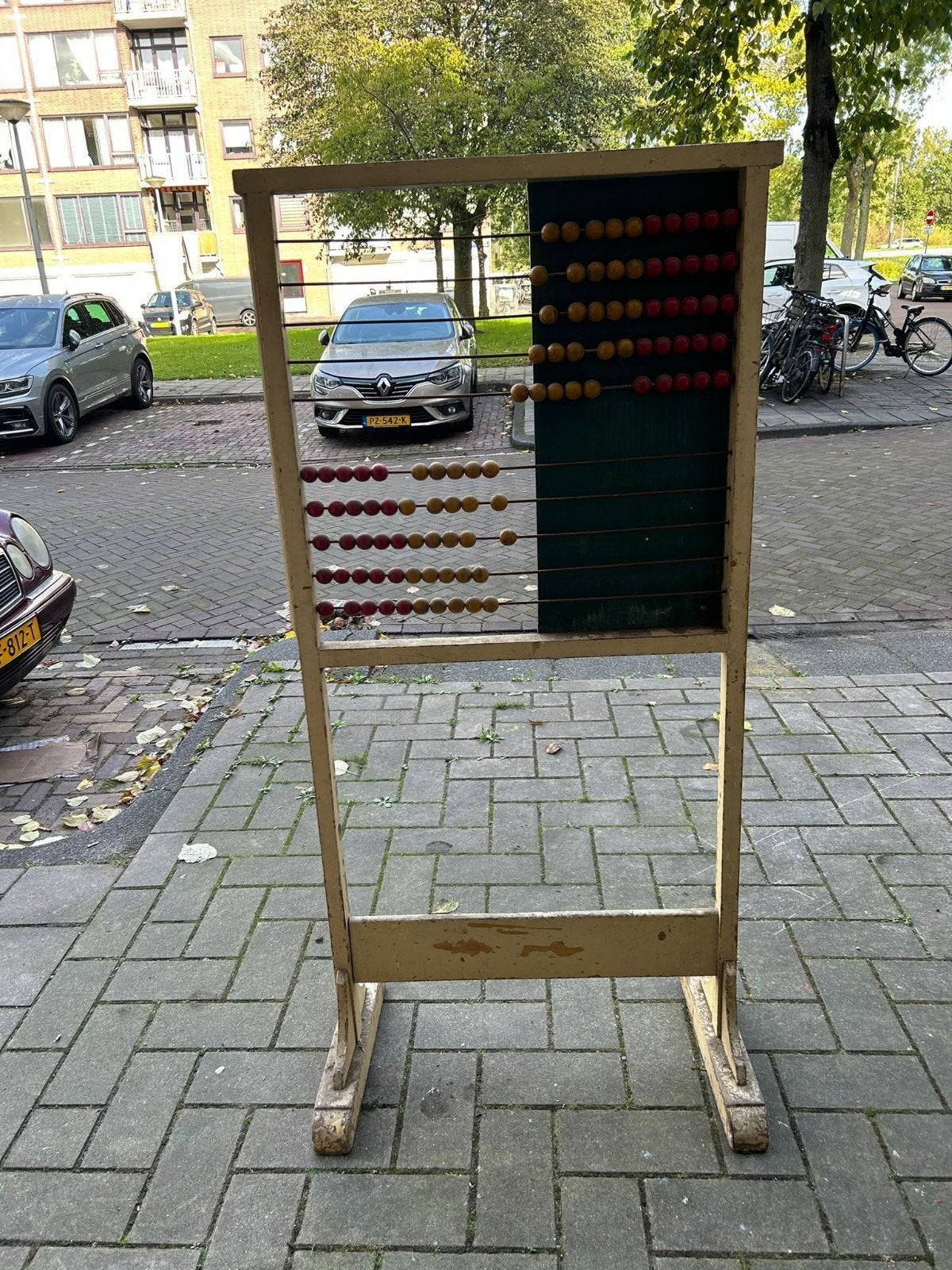 Grote vintage telraam / abacus, Ophalen