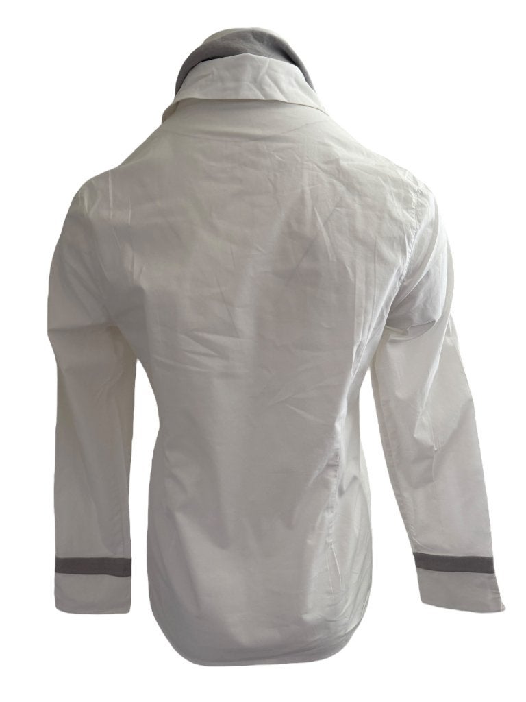 Le Tricot Perugia blouse M, Kleding | Dames, Maat 38/40 (M), Verzenden, Wit, Zo goed als nieuw