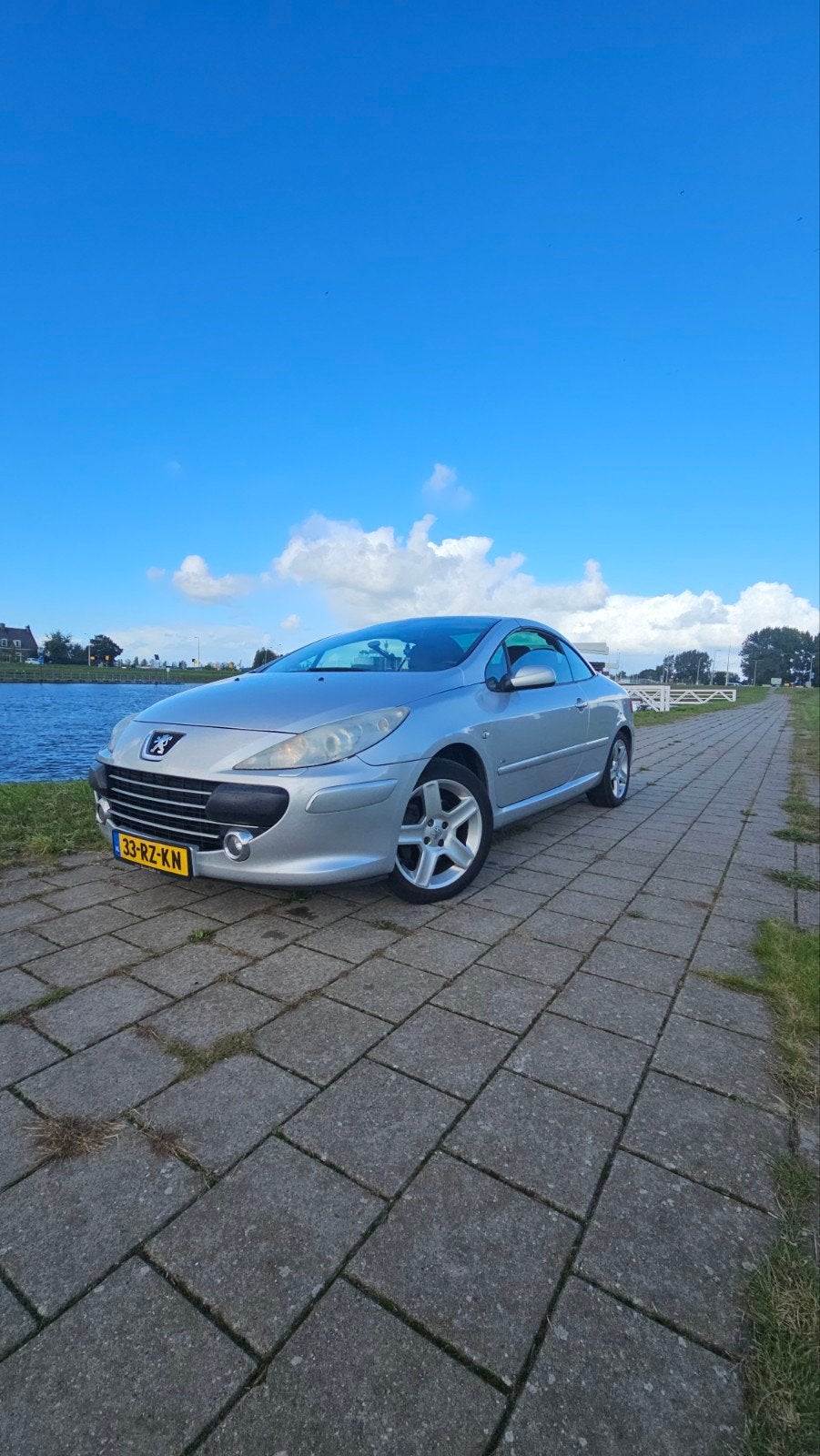Peugeot 307 2.0 16V CC 130KW 2005 Grijs, Auto's, Voorwielaandrijving, 4 cilinders, Cabriolet, 4 stoelen