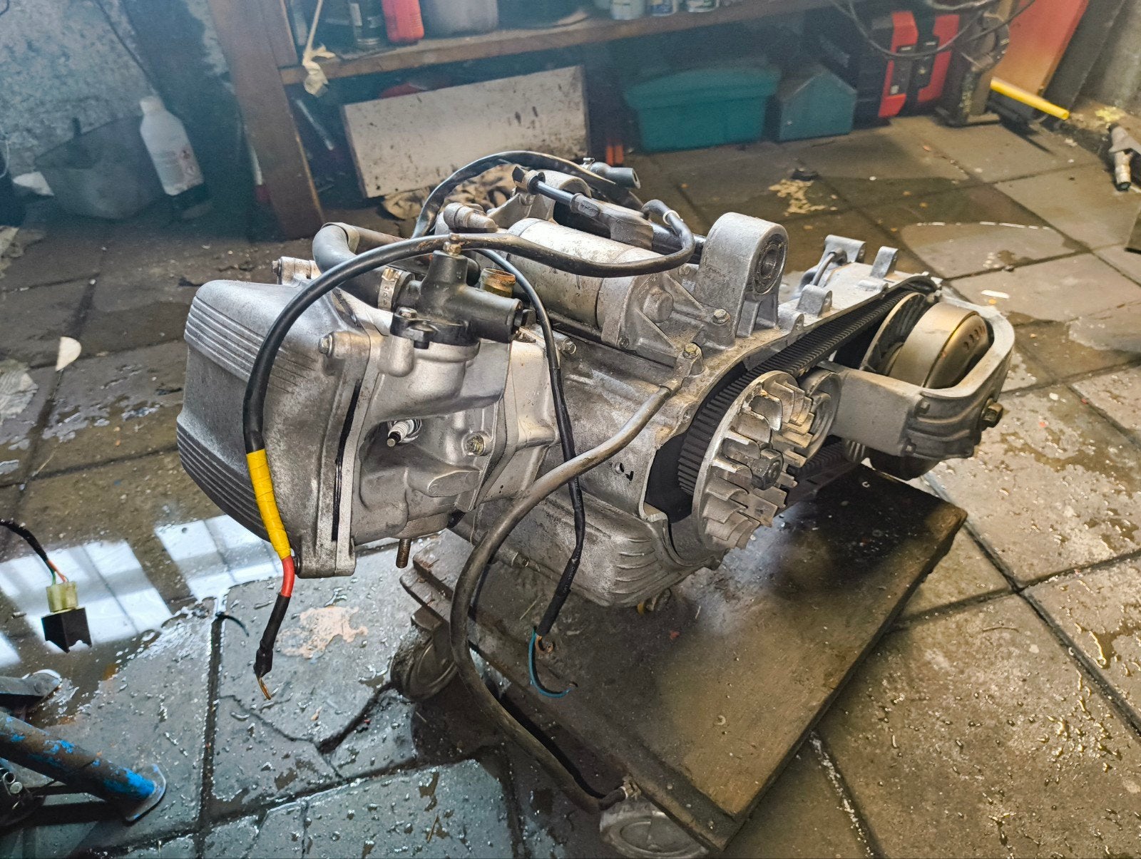 Piaggio Beverly 500cc motorblok 2006 - voor onderdelen, Ophalen of Verzenden, Gebruikt
