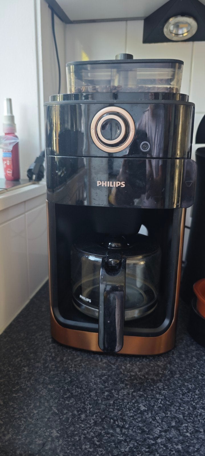 Philips HD7768 Bonen/Filter Koffiezetapparaat, Witgoed en Apparatuur, Koffiezetapparaten, Ophalen, 10 kopjes of meer, Koffiemachine
