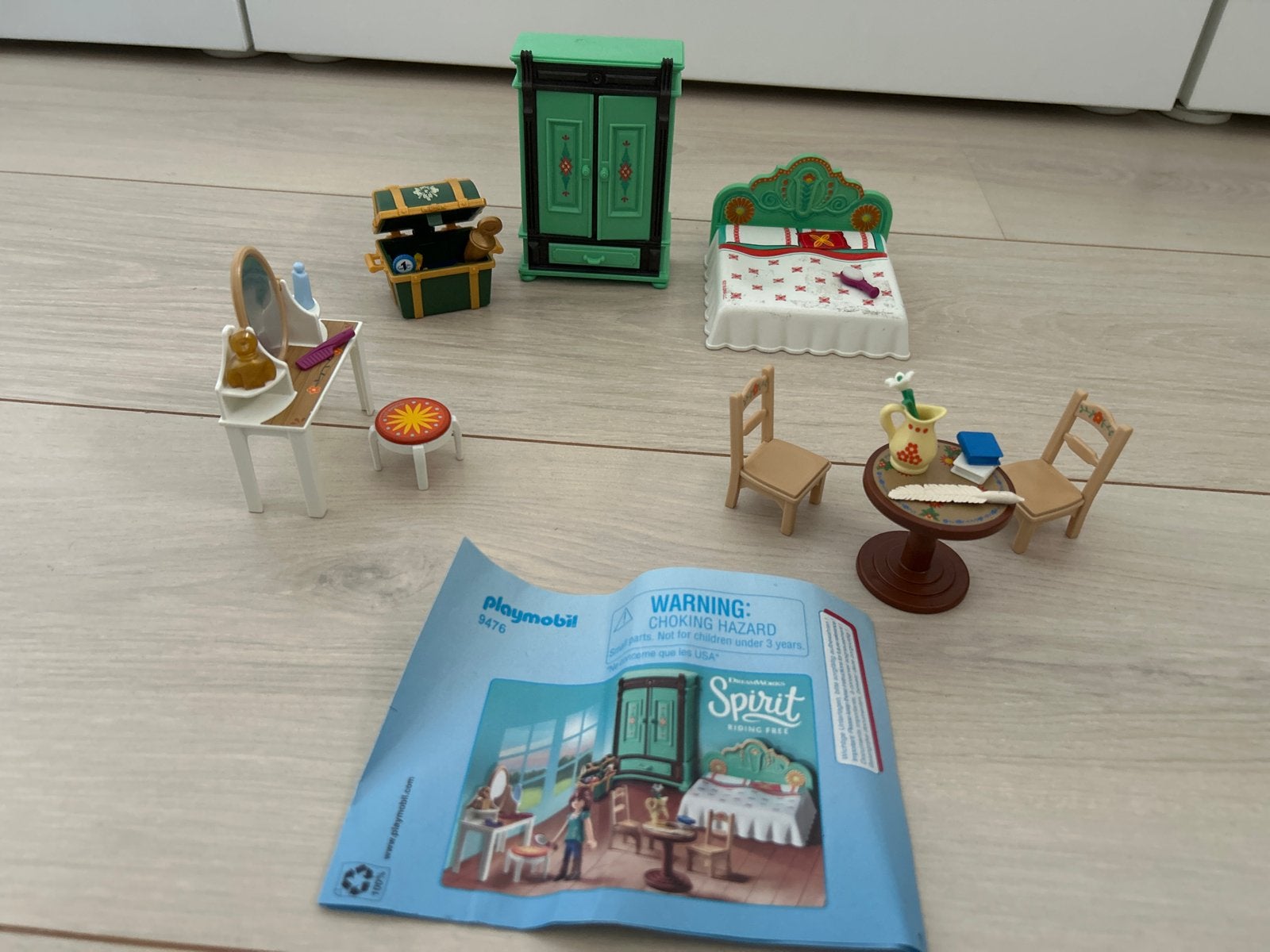 Playmobil Spirit Slaapkamer Set 9476, Complete set, Overige typen, Ophalen of Verzenden, Zo goed als nieuw