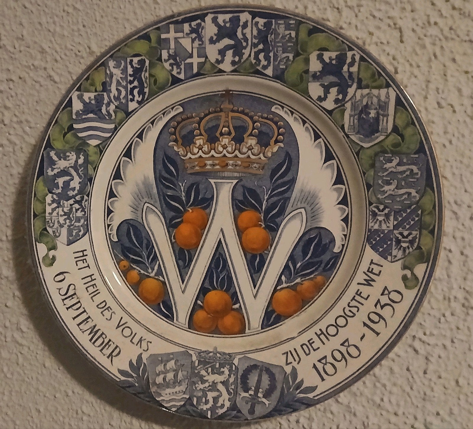 Twee historische Delfts blauwe wandborden,, Ophalen