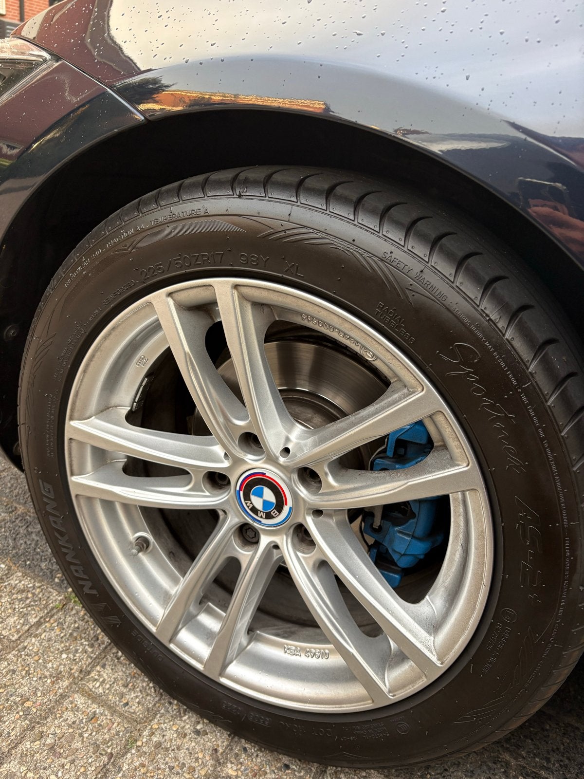 BMW f36 17 inch velgen met nette zomerbanden 225/50ZR17, Auto-onderdelen, Banden en Velgen, Ophalen, Gebruikt, Banden en Velgen