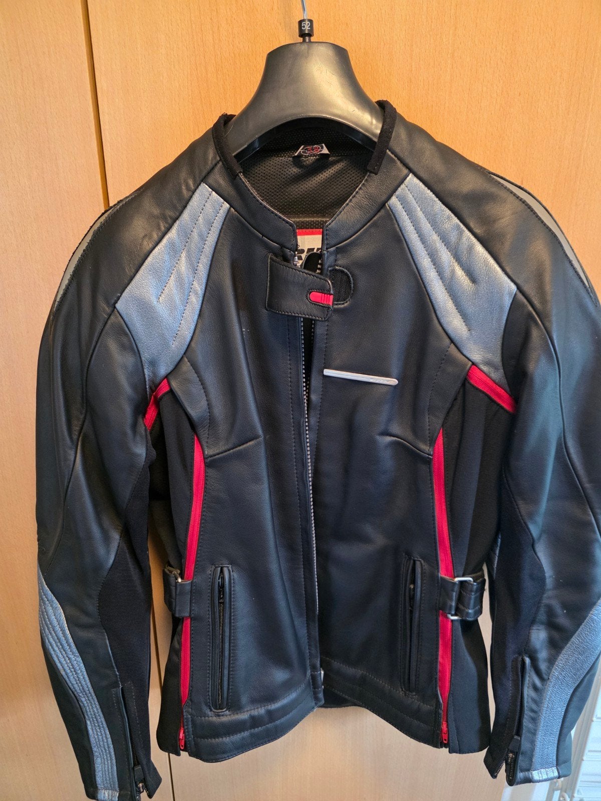Leren motorjas dames, maat 38, Jas | leer, Ophalen of Verzenden, GRIO, Dames