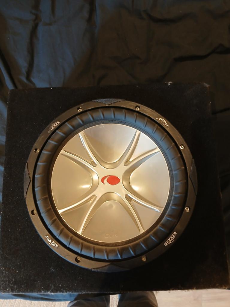Kicker CompVR (CVR) 12-inch subwoofer. , Ophalen of Verzenden