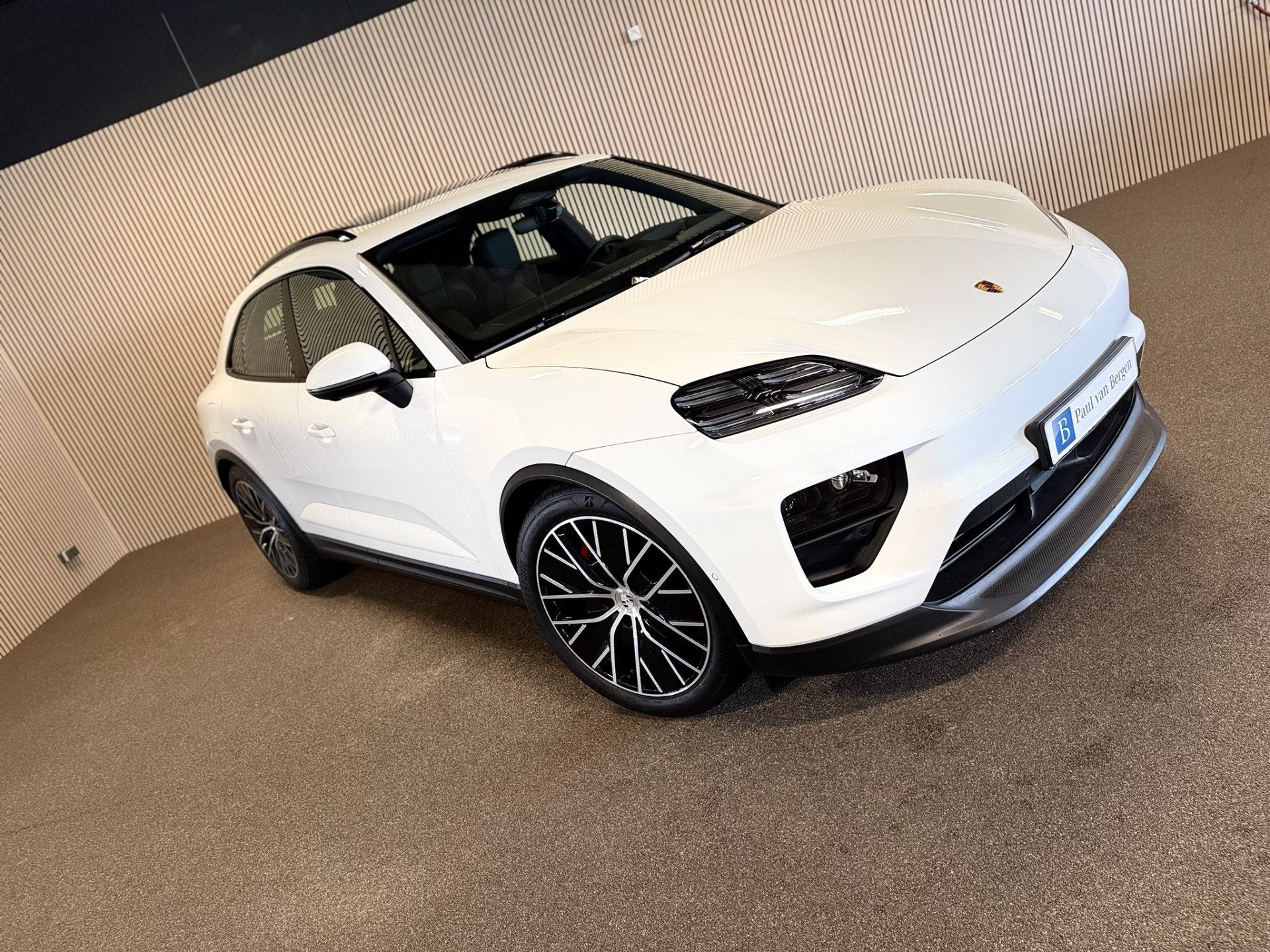 Porsche Macan 4S 100kWh 449PK-SOH 97%-LUCHTV.-PANO-HEAD UP-M, Auto's, Gebruikt, Wit, 449 pk, SUV of Terreinwagen