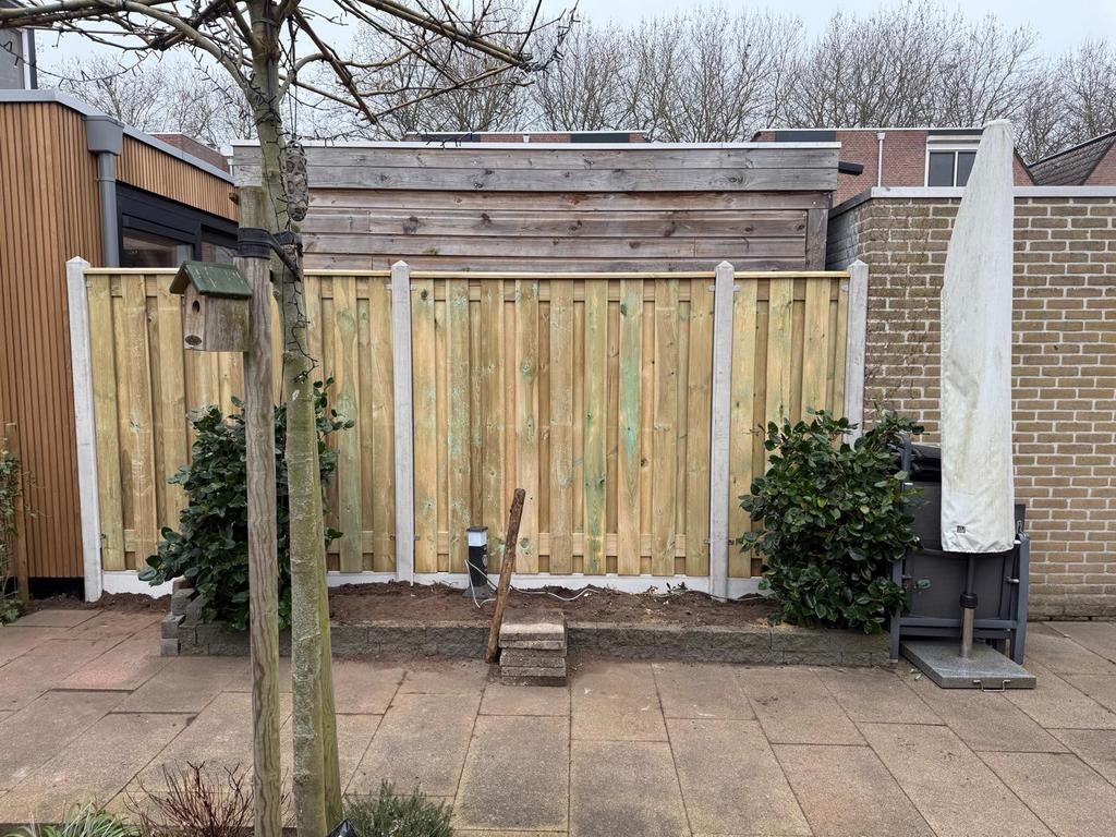 Hout beton schuttingen, 1 tot 2 meter, 6 meter of meer, Nieuw, Ophalen of Verzenden
