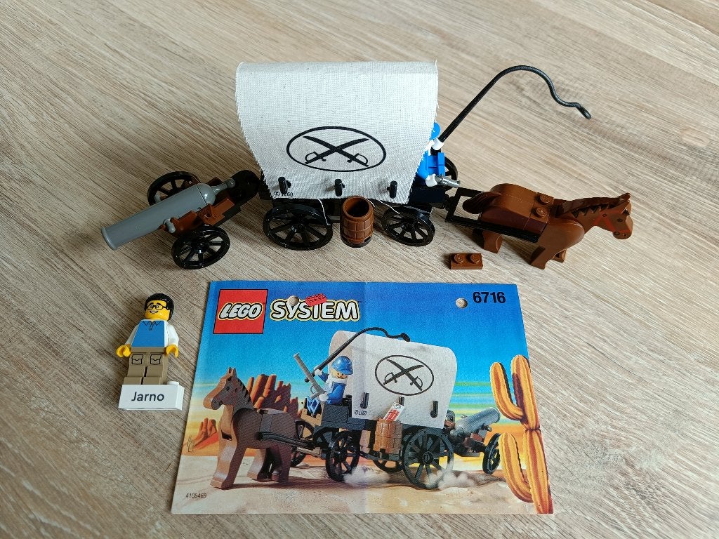 LEGO Western - “Weapons Wagon” - set nummer 6716, Gebruikt, Overige thema's, Lego, Ophalen of Verzenden