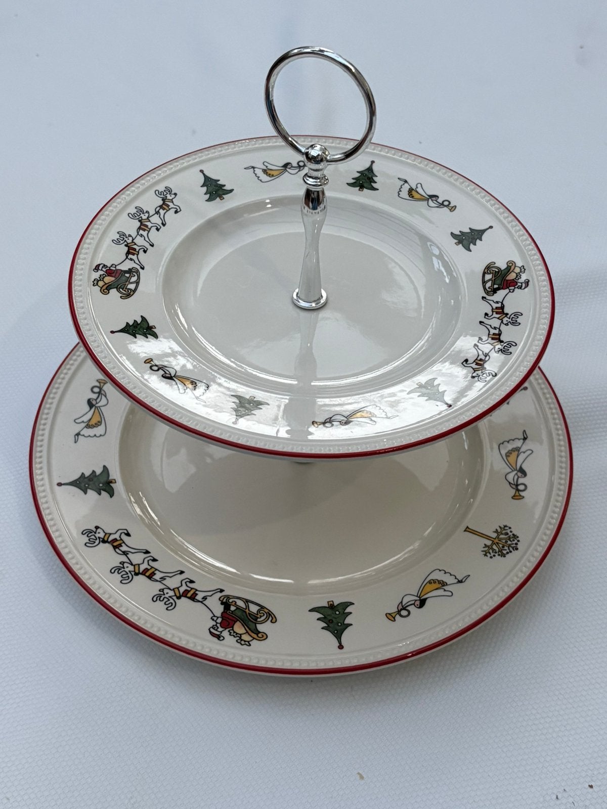 Wedgwood Windsor Christmas etagère, Ophalen of Verzenden, Zo goed als nieuw