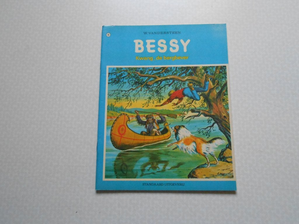 Bessy 96 Kwang, de bergbever 1972 1 ste druk., Willy Vandersteen, Eén stripboek, Ophalen of Verzenden, Zo goed als nieuw