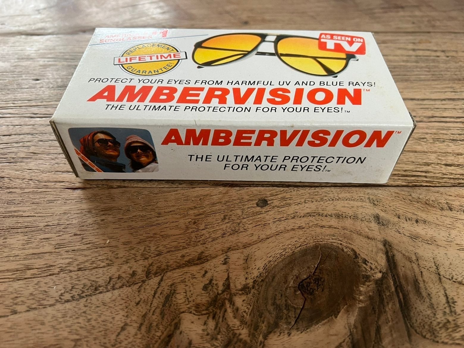 Ambervision Zonnebril - Bescherming tegen UV en blauw licht, Overige merken, Zonnebril, Bruin, Nieuw