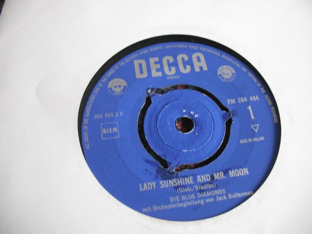 The Blue Diamonds - Lady sunshine and mr. moon (jb), Cd's en Dvd's, Ophalen of Verzenden, Gebruikt, Pop