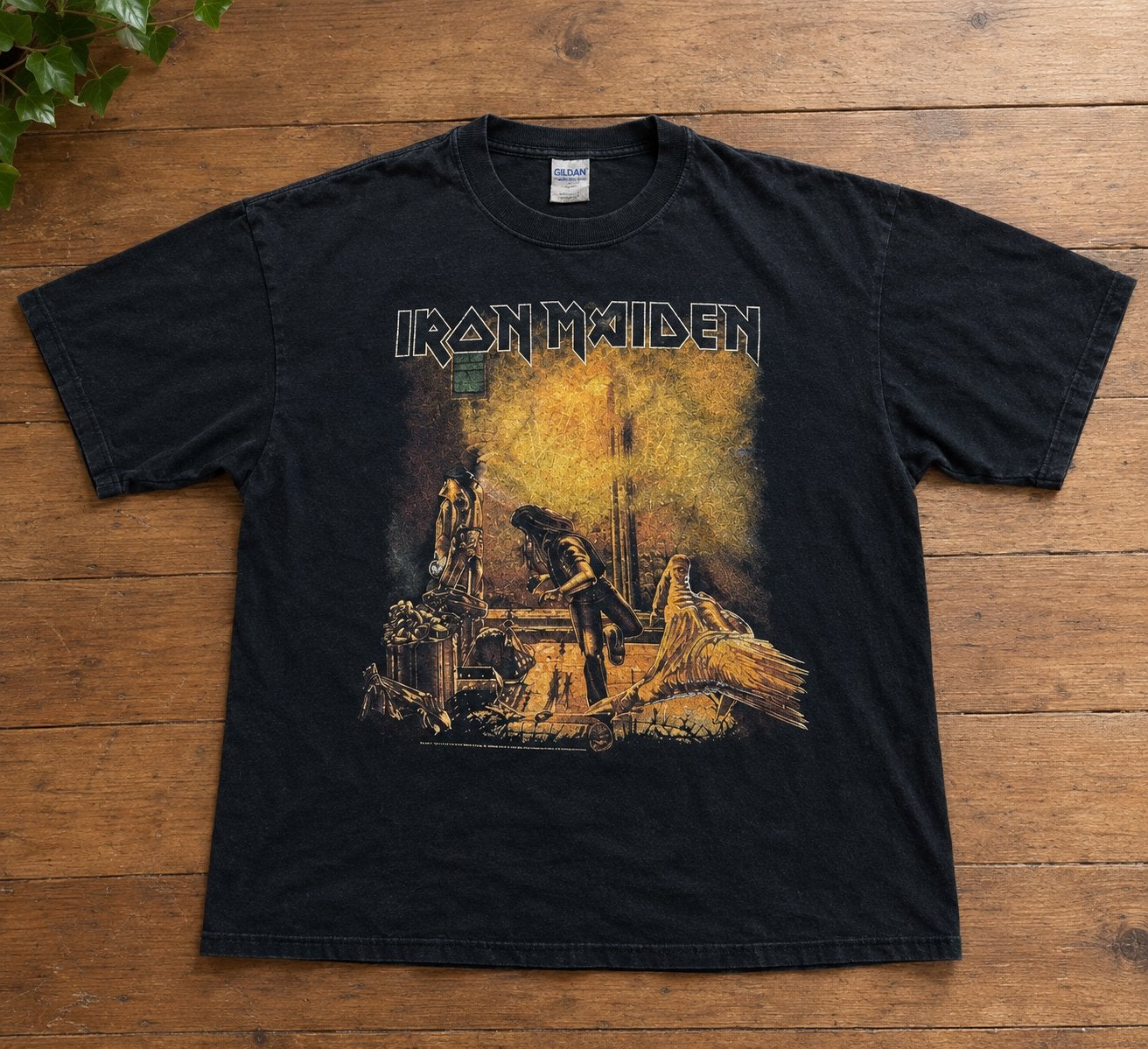 Iron Maiden Running Free Vintage Shirt Obituary Slayer Death, Verzamelen, Ophalen of Verzenden, Zo goed als nieuw, Kleding