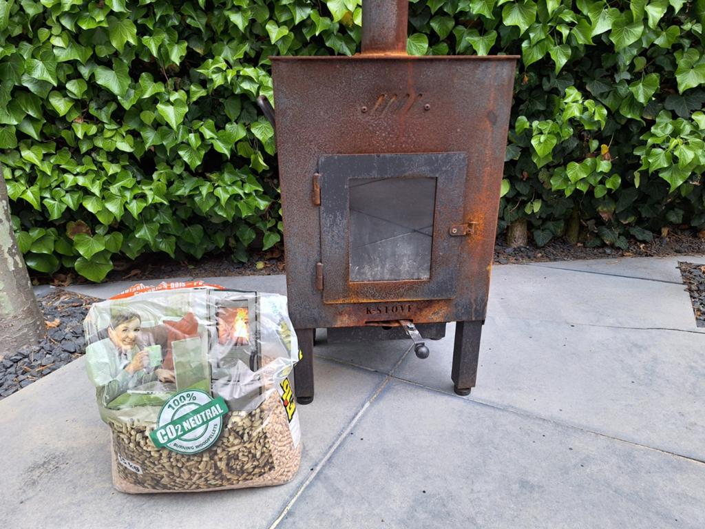 K STOVE terraskachel palletkachel, Ophalen, Hout, Houtkachel