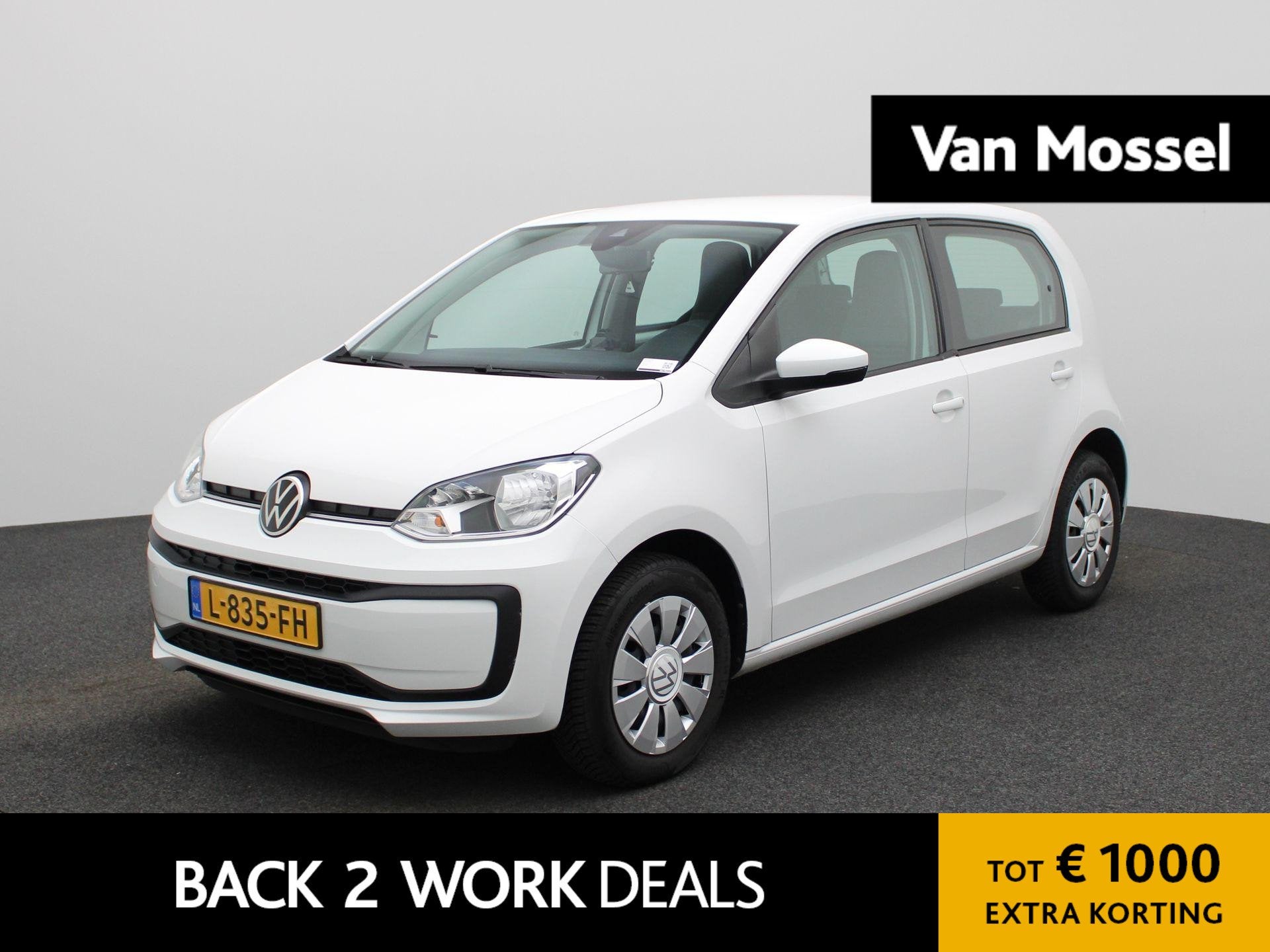 Volkswagen Up! 1.0 | AIRCO | CLIMATE CONTROL |, Auto's, 12 maanden, Stof, Gebruikt, 4 stoelen
