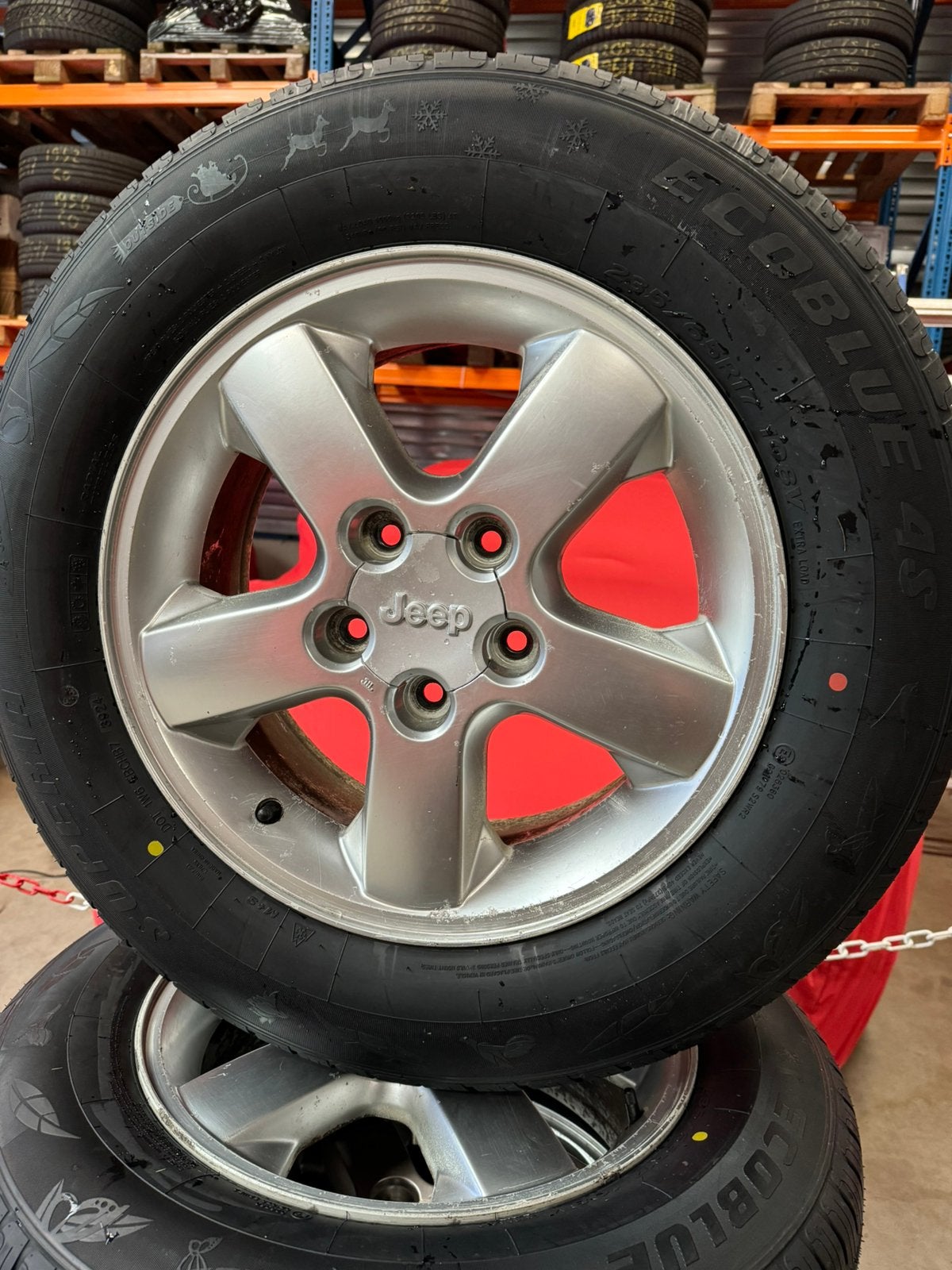 17” All Season set Jeep Grand Cherokee NIEUWE 235/65R17, Auto-onderdelen, Banden en Velgen, Banden en Velgen, Nieuw, 17 inch, Ophalen of Verzenden