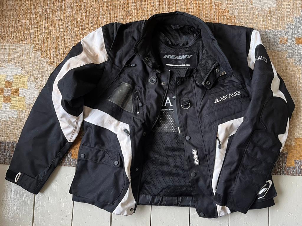 Kenny Titanium Enduro jas maat L, Motoren, Kleding | Motorkleding, Jas | textiel, Tweedehands, Ophalen of Verzenden