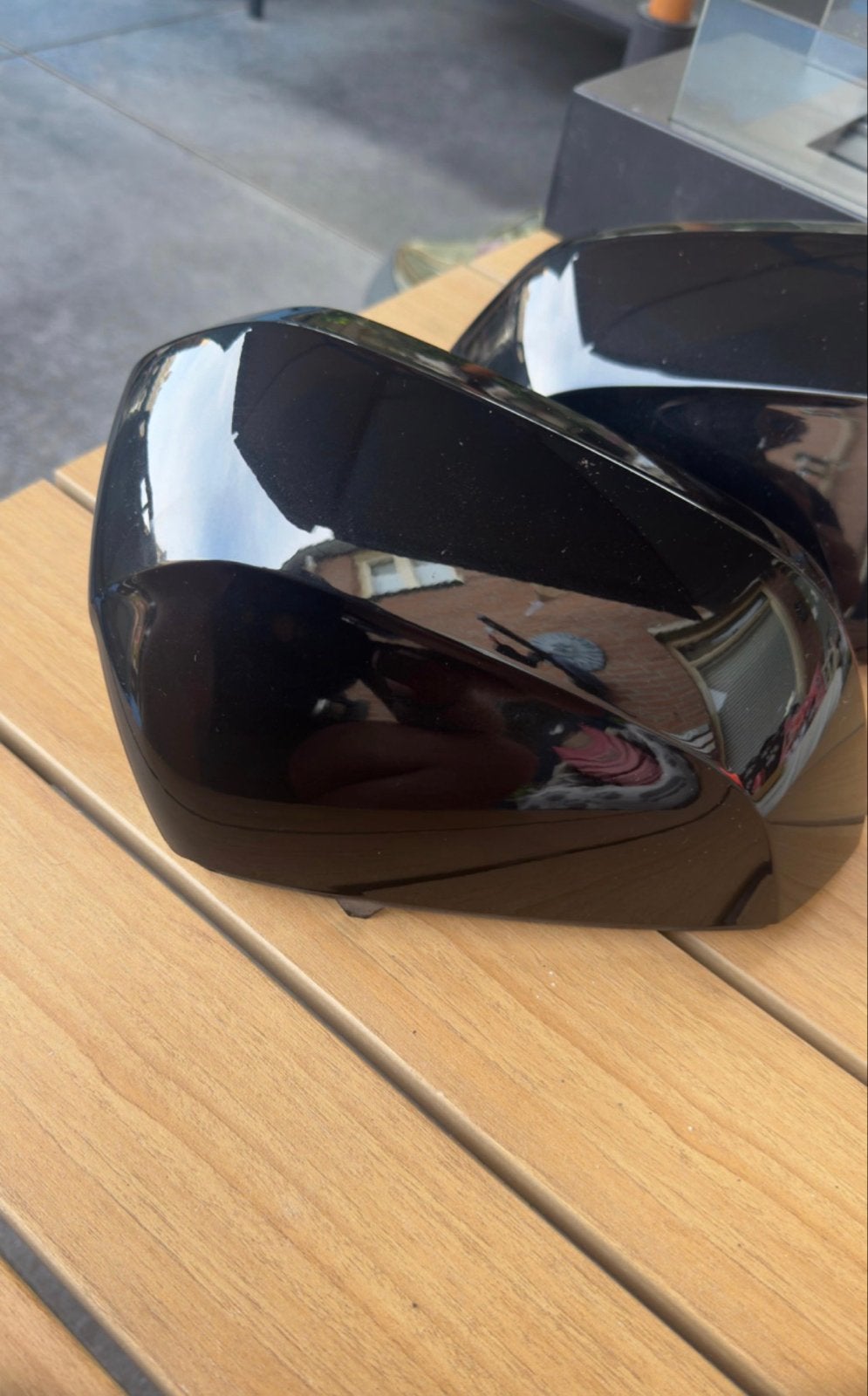 Audi Q3 Spiegelkappen Zwart (Mythoszwart), Ophalen of Verzenden, Gebruikt, Audi