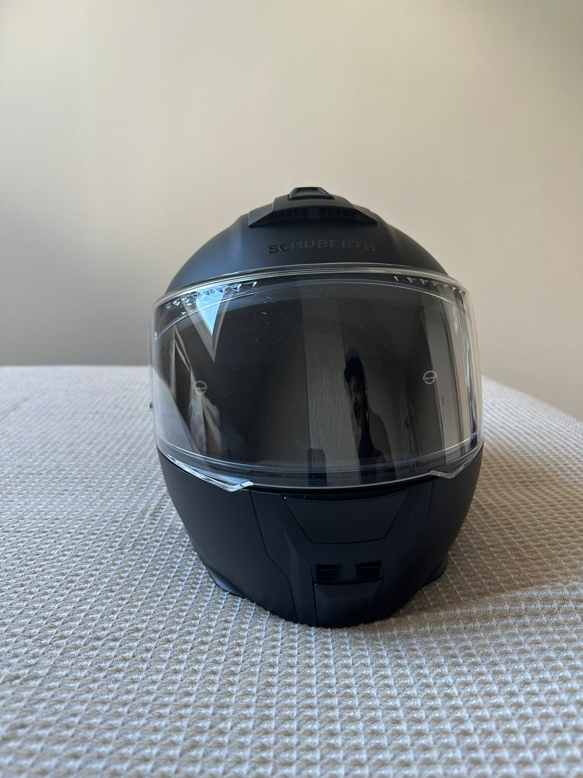 Schubert C5 motorhelm maat S, Ophalen, Tweedehands, Systeemhelm, Overige merken