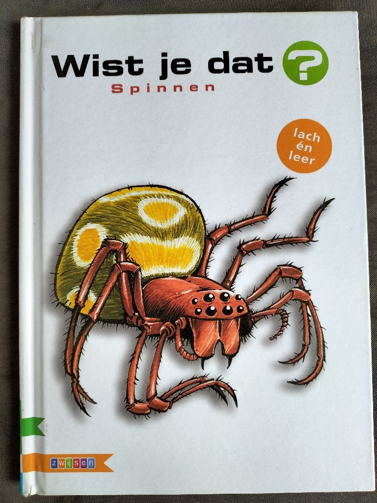 Wist je dat? - Spinnen / lach én leer, Boeken, Ophalen of Verzenden, Zo goed als nieuw, Alain Bergeron, Non-fictie