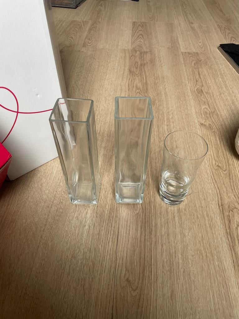 Diverse glazen, kopjes en theepot - Gebruikt, Ophalen, Gebruikt, Overige typen, Glas
