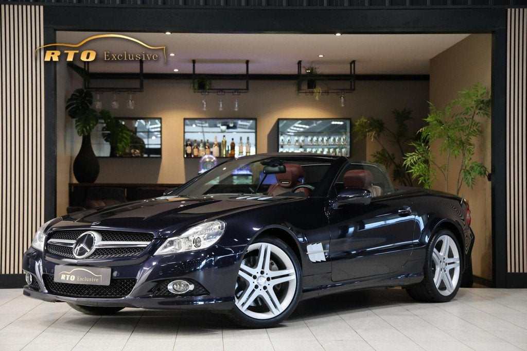 Mercedes SL-klasse 500|ABC|Airscarf|Verkoeling|H&K|Windscher, Automaat, 5461 cc, Achterwielaandrijving, Gebruikt