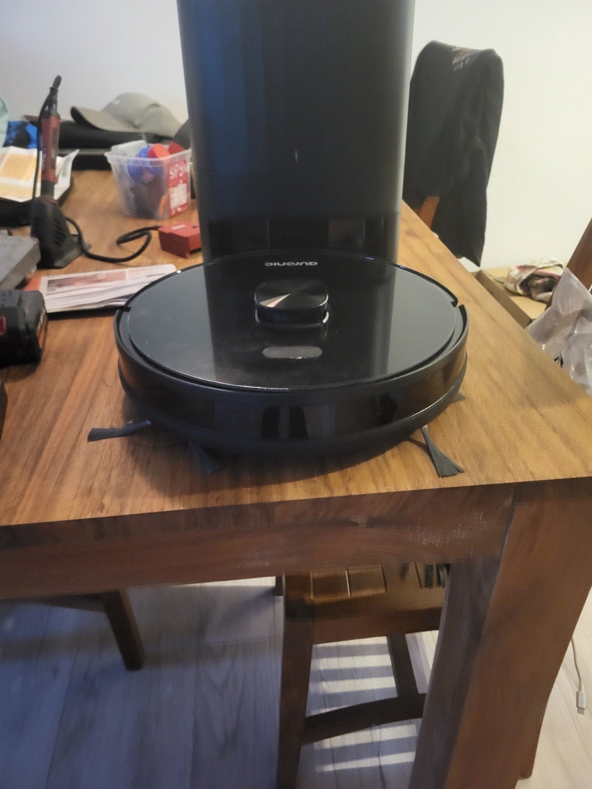 Auronic Robotstofzuiger met Dweilfunctie en Oplaadstation, Witgoed en Apparatuur, Stofzuigers, Zo goed als nieuw, Robotstofzuiger
