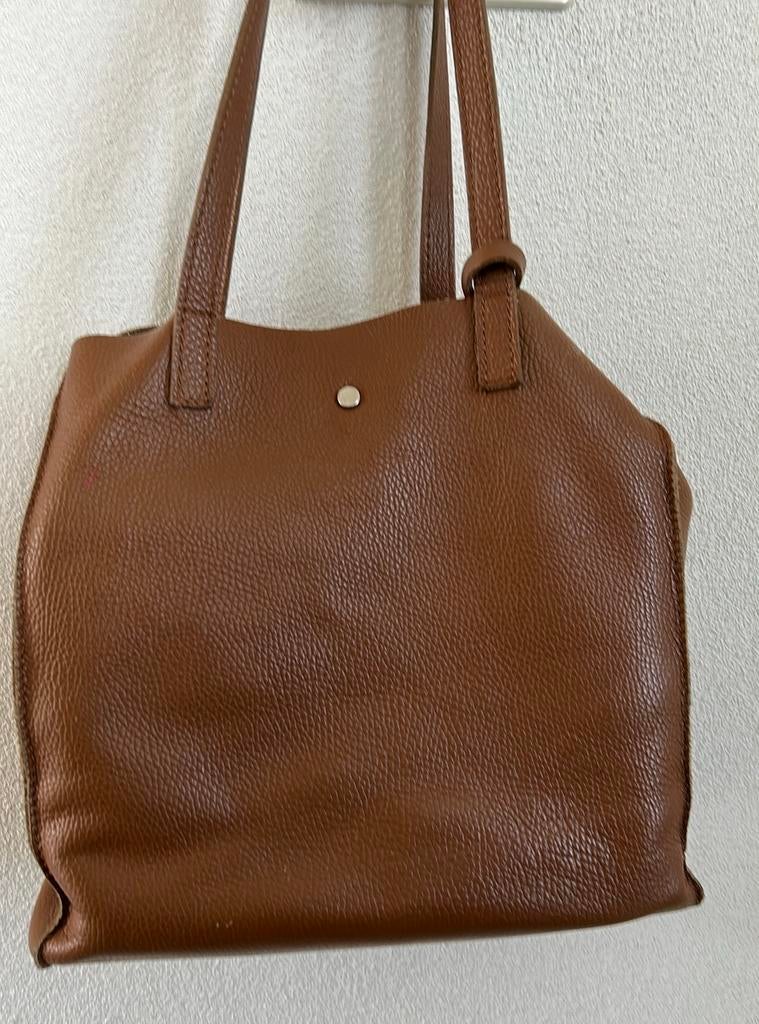 Genuine leather tas Borse in Pelle made in Italy, Ophalen of Verzenden, Zo goed als nieuw
