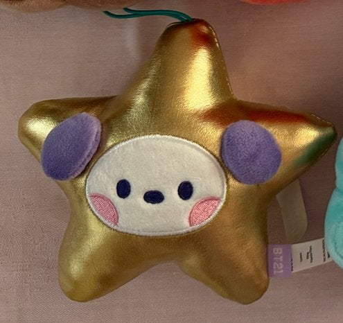 BTS BT21 Chimmy Jimin star plushie keychain sleutelhanger, Verzamelen, Muziek, Artiesten en Beroemdheden, Ophalen of Verzenden