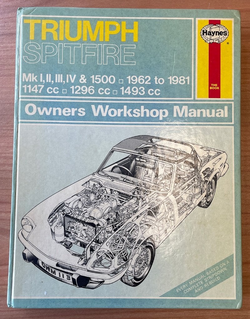 Triumph Spitfire Owners Workshop Manual Engelstalig, Ophalen of Verzenden