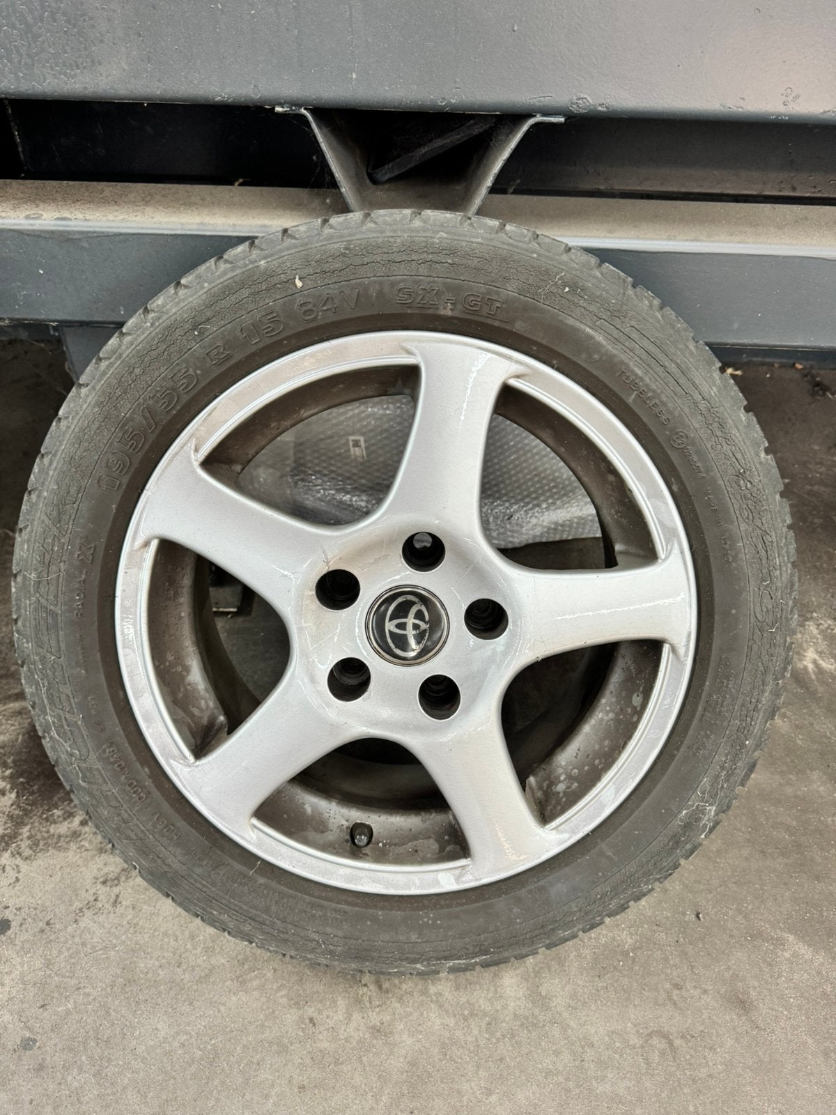 Vier velgen te koop mr2 sw20, Auto-onderdelen, Ophalen, 15 inch, Velg(en), Zomerbanden