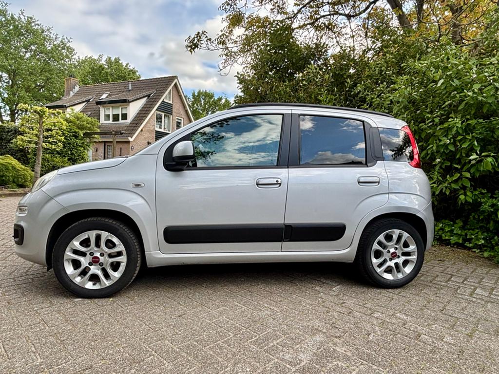 Fiat Panda Twinair 85 2013 Grijs, Auto's, Voorwielaandrijving, Metallic lak, Stof, 40 €/maand