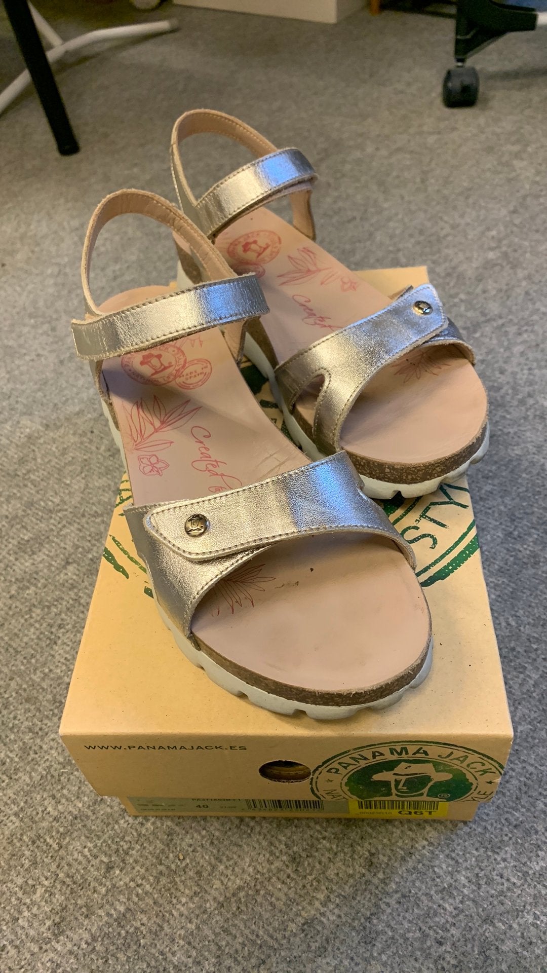 Panama Jack Sulia Shine B3 Sandalen - Maat 40, Kleding | Dames, Schoenen, Ophalen of Verzenden, Zo goed als nieuw, Overige kleuren