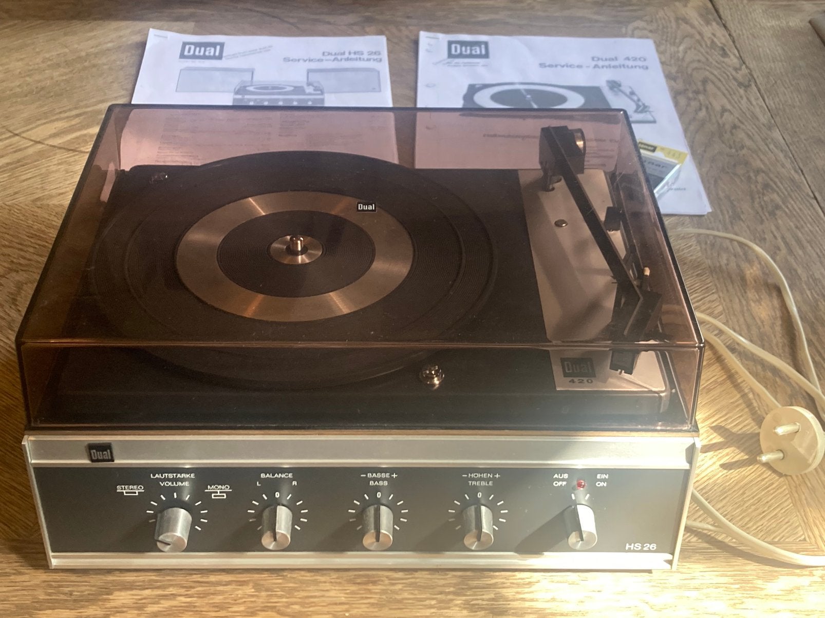 Dual HS26, Audio, Tv en Foto, Platenspelers, Ophalen, Gebruikt, Dual
