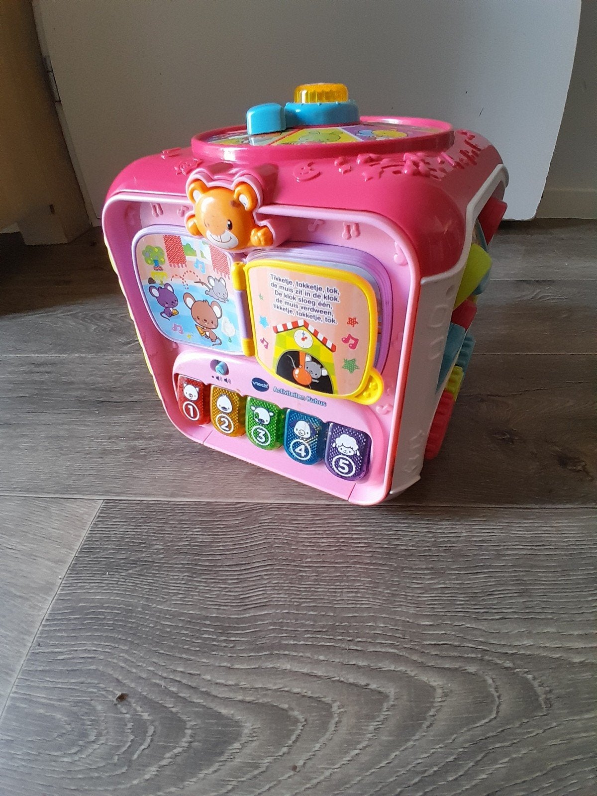 vtech activiteitenkubus, Kinderen en Baby's, Speelgoed | Vtech, Ophalen of Verzenden, Zo goed als nieuw, 6 maanden tot 2 jaar