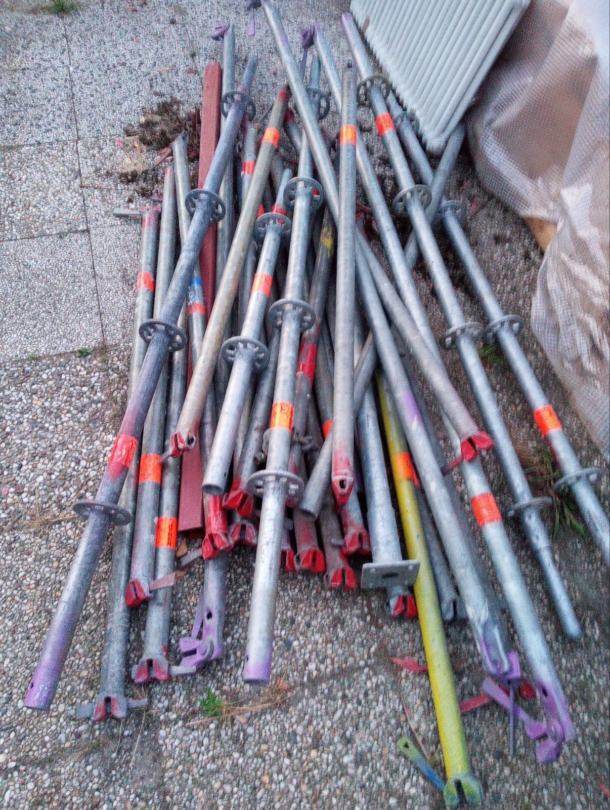 div steiger materiaal, Doe-het-zelf en Verbouw, Steigers, Ophalen, Gebruikt, Gevelsteiger, 2 tot 5 meter