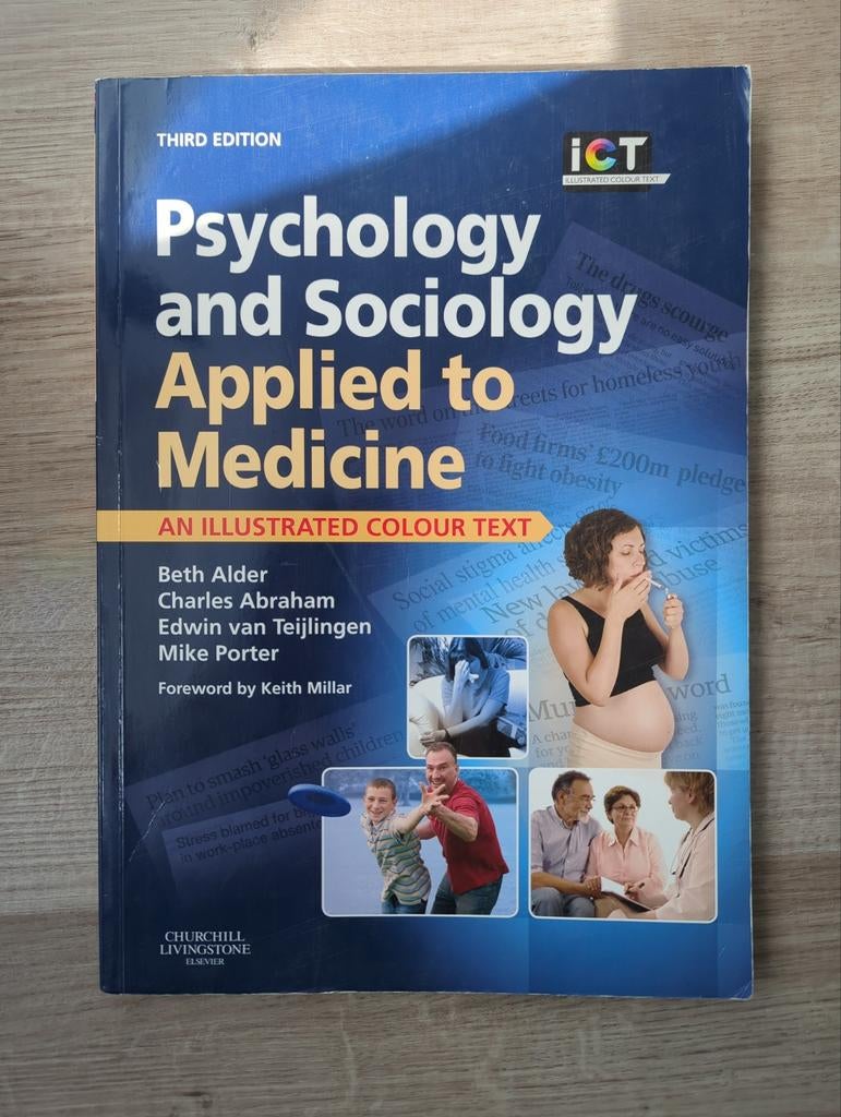 Psychology and Sociology Applied to Medicine 3rd ed., Ophalen of Verzenden, Gelezen, WO, Beth alder