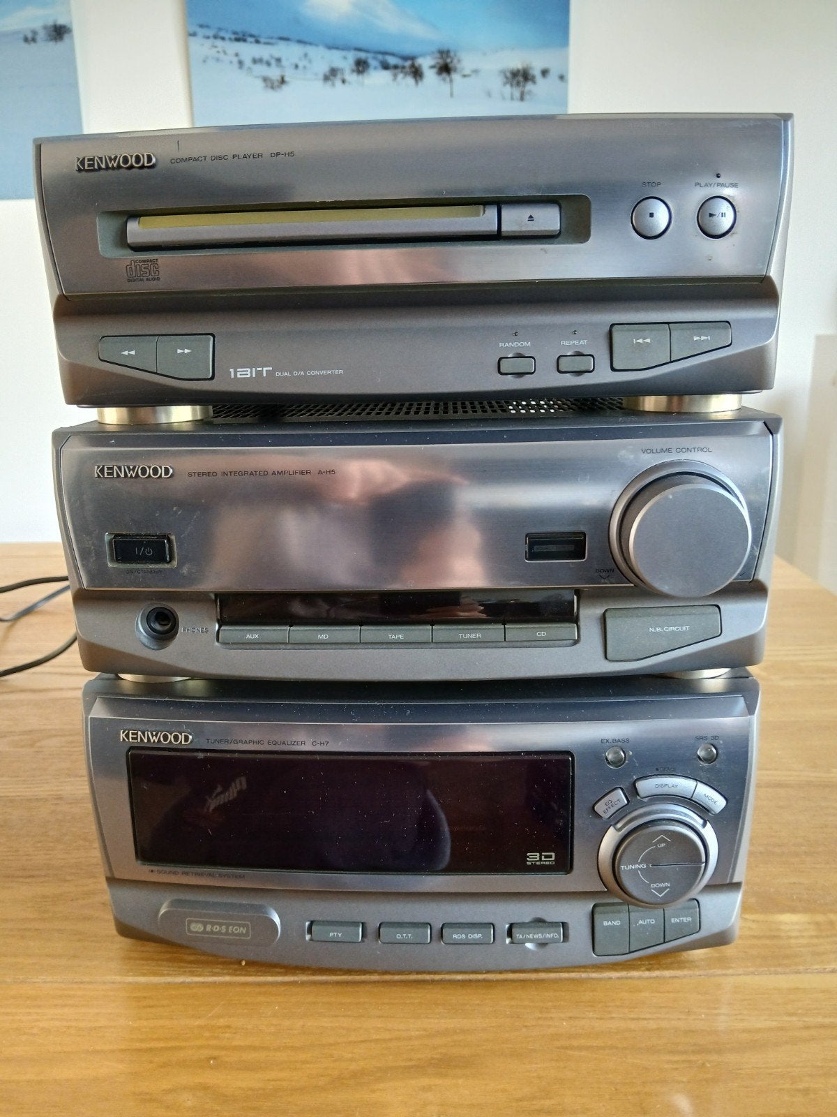 Kenwood Stereo Set (zonder speakers), Audio, Tv en Foto, Gebruikt, Losse componenten, Cd-speler, Ophalen