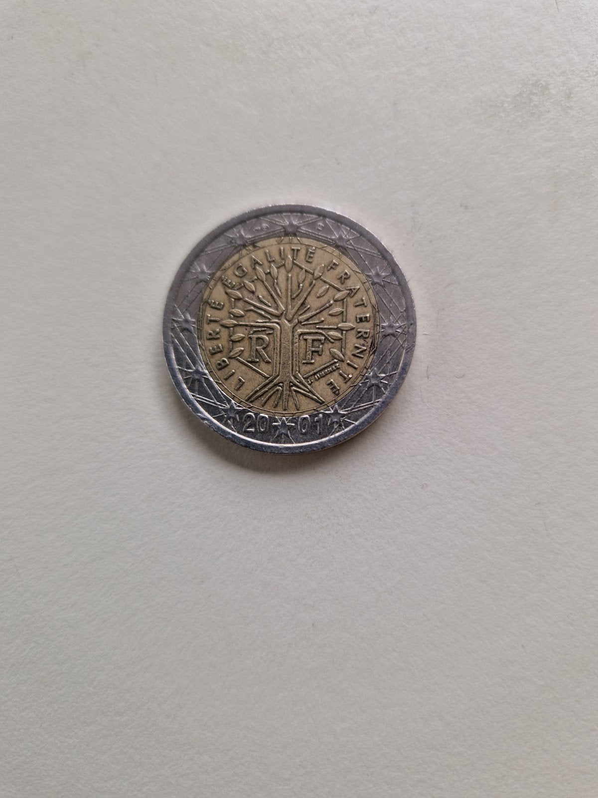 2 euro munt uit frankrijk 2001, Postzegels en Munten, Munten | Europa | Euromunten, Ophalen of Verzenden, Frankrijk, 2 euro