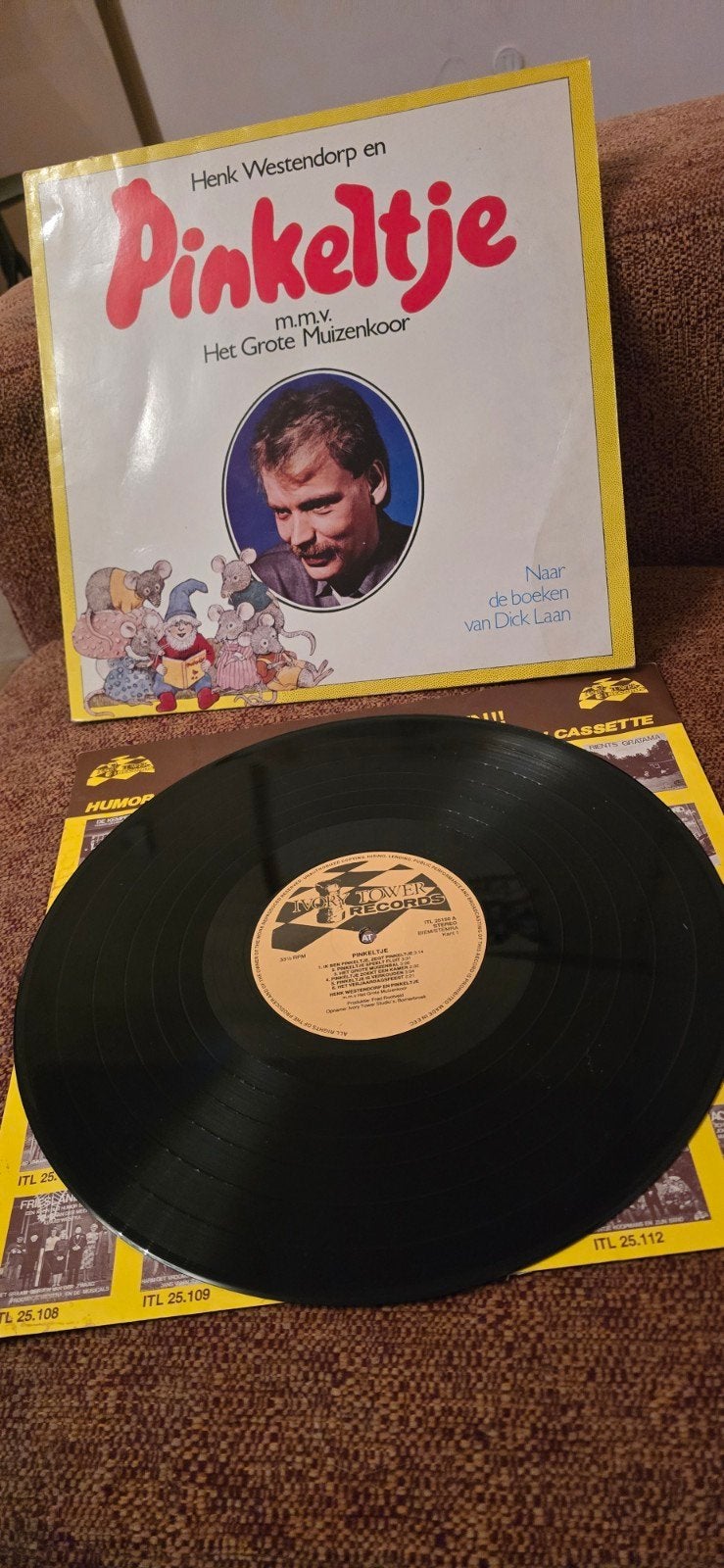 Henk Westendorp en Pinkeltje - Het Grote Muizenkoor LP, Cd's en Dvd's, Ophalen of Verzenden, Gebruikt, 12 inch, LP