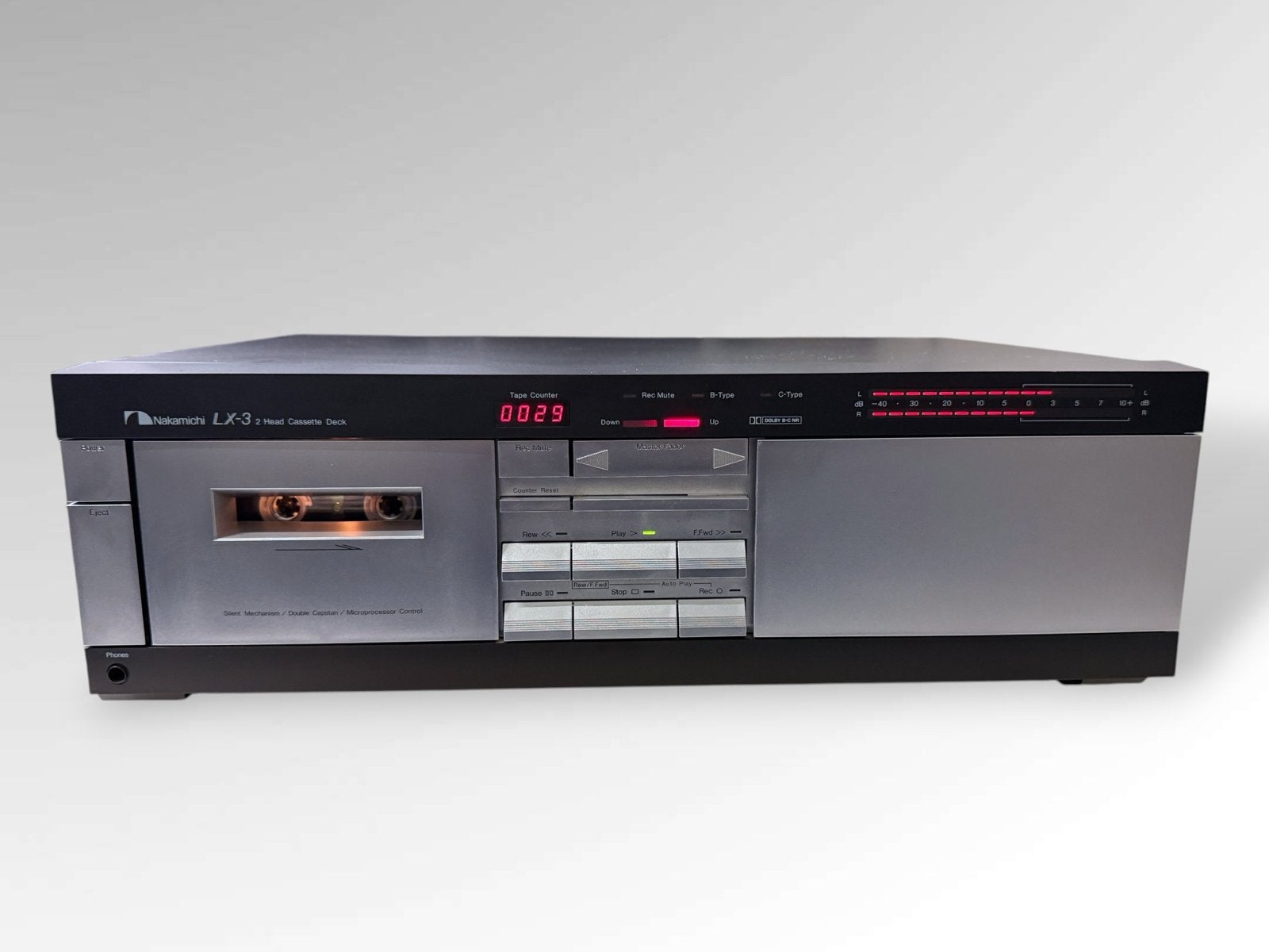 Nakamichi LX-3 Cassettedeck - Volledig Geserviced, Overige merken, Enkel, Ophalen of Verzenden, Nakamichi