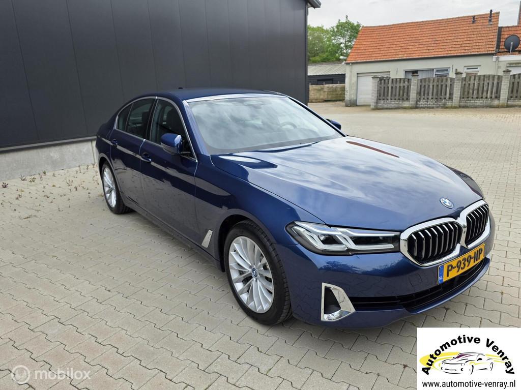 BMW 520e Luxury Line | CarPlay | Leder | Navi | PHEV, Automaat, 1998 cc, Achterwielaandrijving, Gebruikt