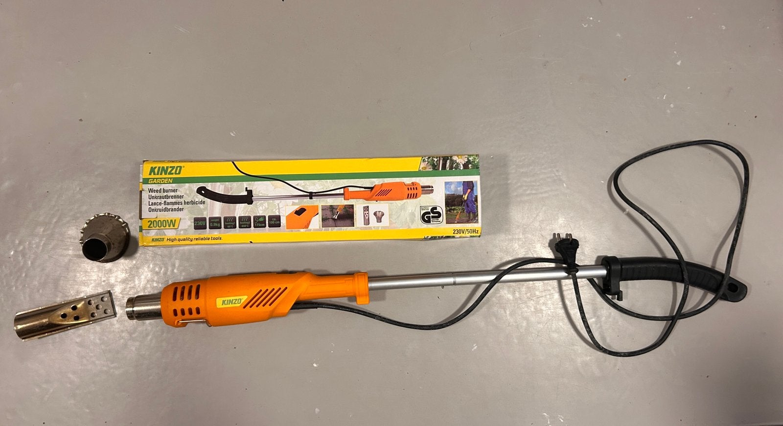 Kinzo 2000 Watt, Tuin en Terras, Onkruidbranders, Ophalen, Gebruikt