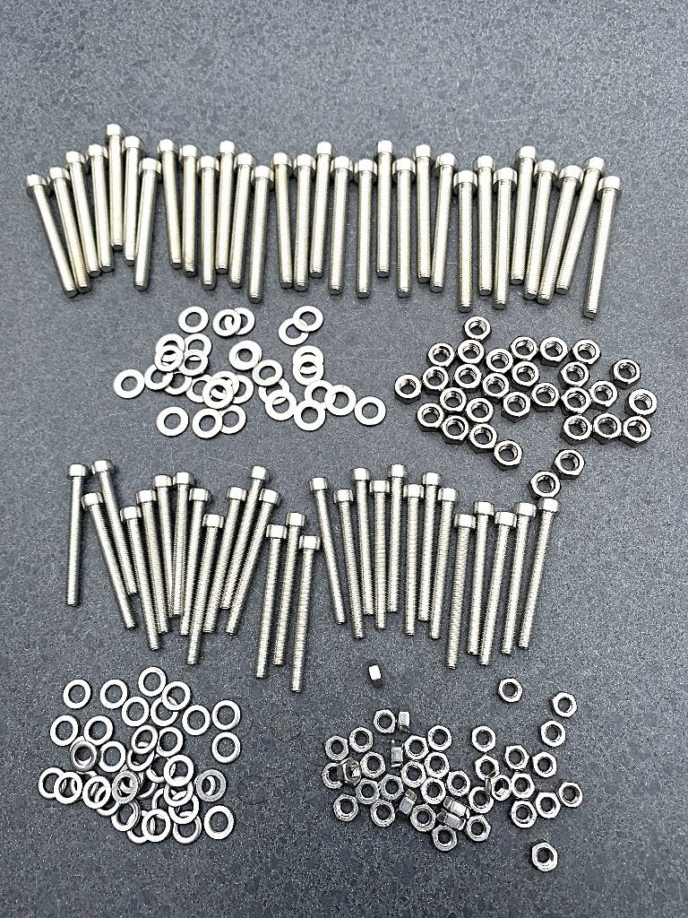 Rvs inbusbouten M6 x 50 en M8 x 60 met moeren en ringen, Ophalen of Verzenden, Nieuw