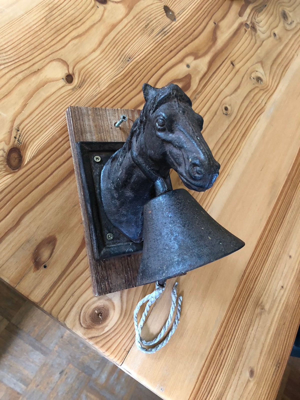 Te koop bel aan paardenhoofd, Tuin en Terras, Ophalen of Verzenden, Gebruikt